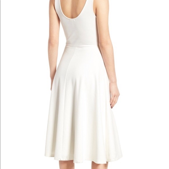 Leith Fit & Flare Midi Dress size XS - white - Picture 5 of 5